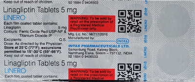 Linero 5mg Strip Of 10 Tablets