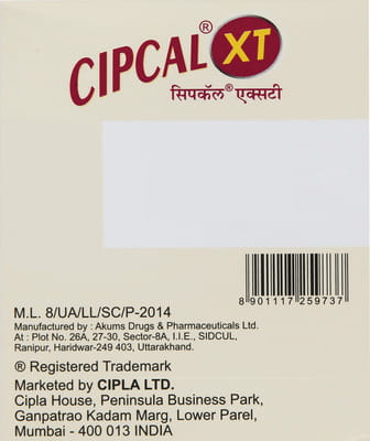 Cipcal Xt Strip Of 15 Tablets