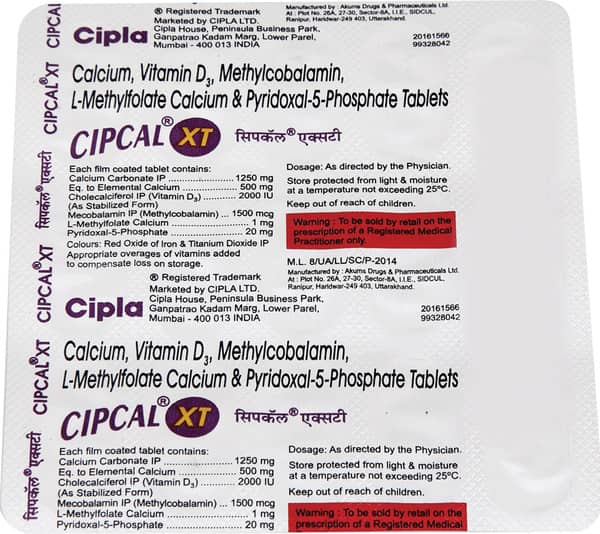Cipcal XT Tablet