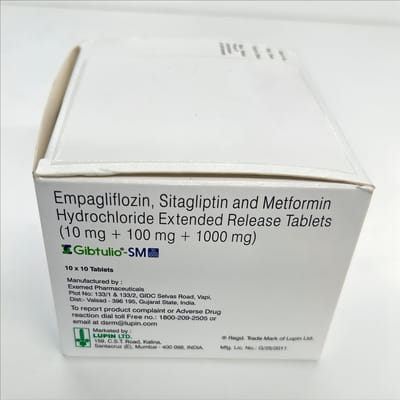 Gibtulio Sm 10/1000mg Strip Of 10 Tablets