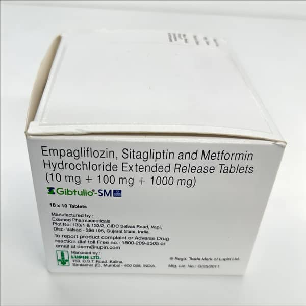 Gibtulio Sm 10/1000Mg Strip Of 10 Tablets