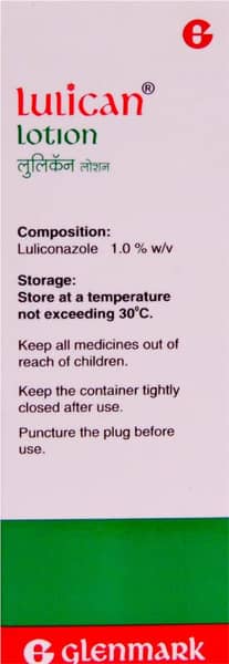 Lulican 1% Bottle Of 30ml Lotion