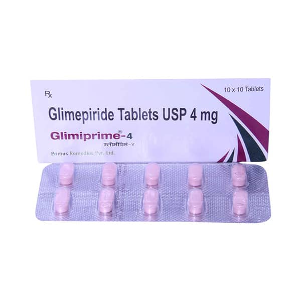 Glimiprime 4Mg Strip Of 15 Tablets