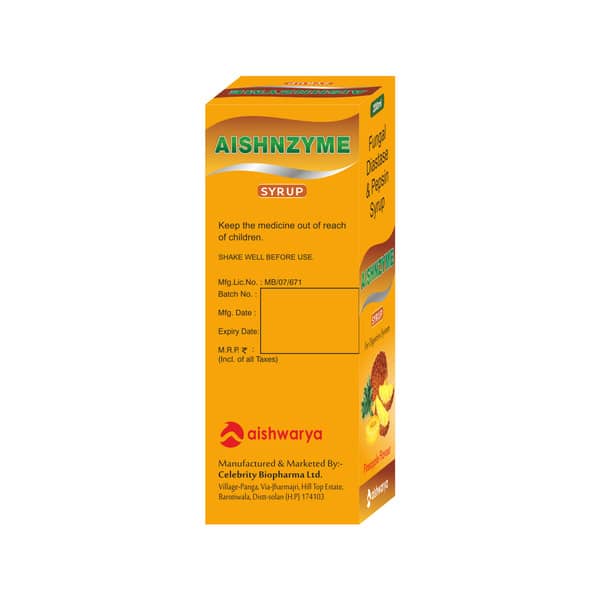 Aishnzyme Pineapple Flavour Bottle Of 200ml Syrup
