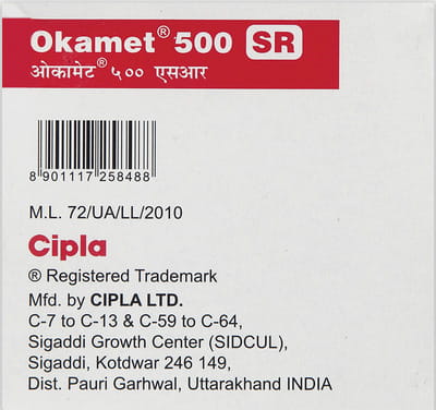 Okamet Sr 500mg Strip Of 15 Tablets