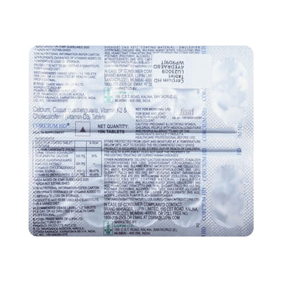 Corcium Hd Strip Of 10 Tablets