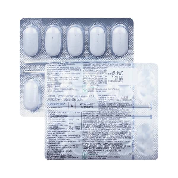 Corcium Hd Strip Of 10 Tablets