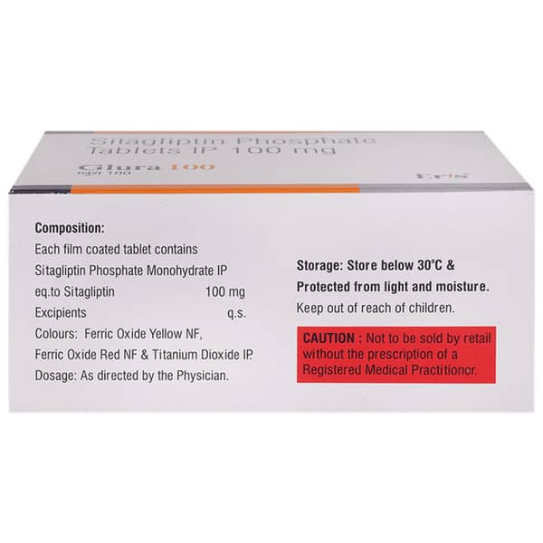 Glura 100mg Strip Of 10 Tablets