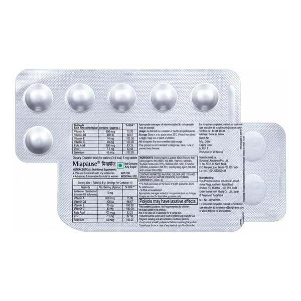 Mirapause 5Mg Strip Of 10 Tablets
