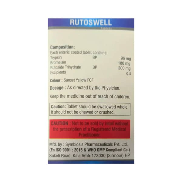 Rutoswell Strip Of 10 Tablets