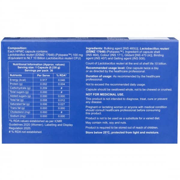 Pyloshot Strip Of 10 Capsules