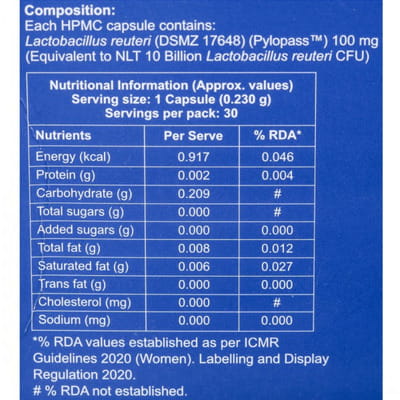 Pyloshot Strip Of 10 Capsules