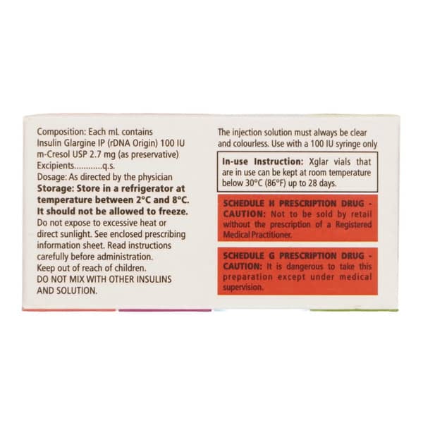 Xglar 100iu Vial Of 5ml Solution For Injection