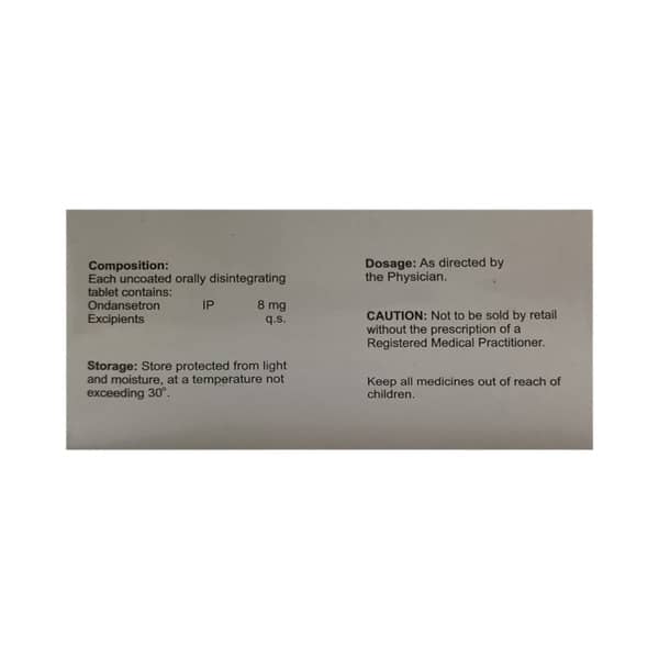 Vomiford 8mg Md Strip Of 10 Tablets