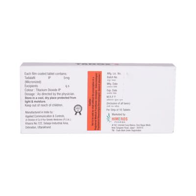 Tadox 5mg Strip Of 10 Tablets