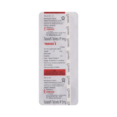 Tadox 5mg Strip Of 10 Tablets