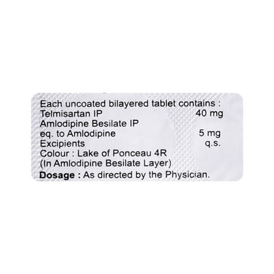 Telicus Am 40/5mg Strip Of 15 Tablets