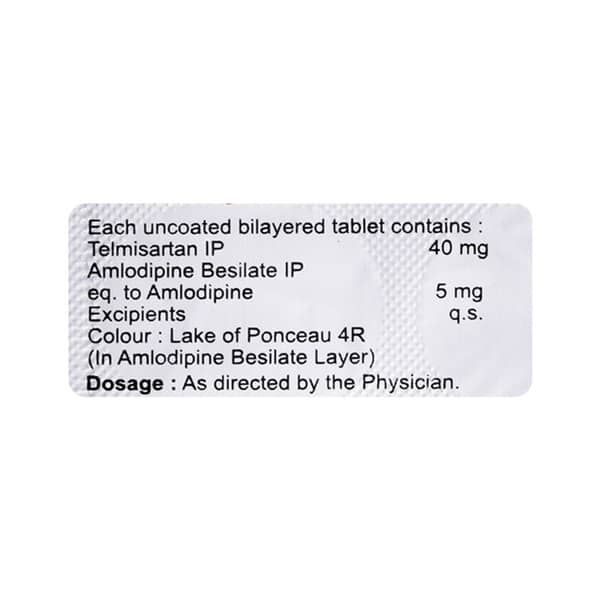 Telicus Am 40/5mg Strip Of 15 Tablets