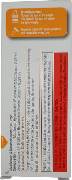 Moxi D Bottle Of 10ml Eye Drops