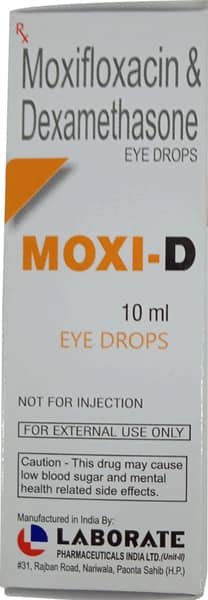 Moxi D Bottle Of 10ml Eye Drops