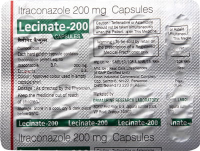 Lecinate 200mg Strip Of 10 Capsules