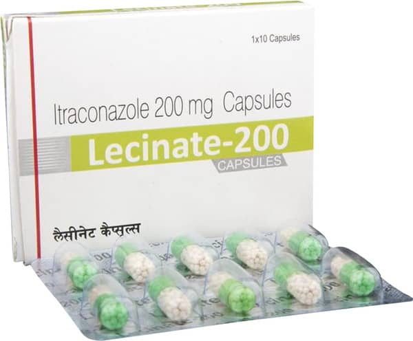 Lecinate 200mg Strip Of 10 Capsules