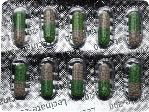 Lecinate 200mg Strip Of 10 Capsules