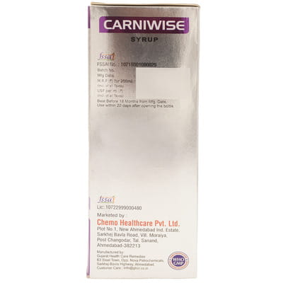 Carniwise Bottle Of 200ml Syrup