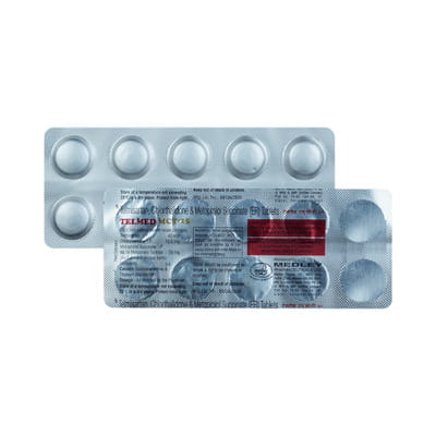 Telmed Mct 25mg Strip Of 10 Tablets