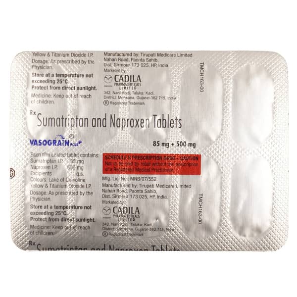 Vasograin Plus Plus Strip Of 10 Tablets