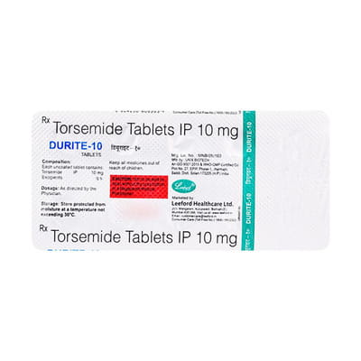 Durite 10mg Strip Of 10 Tablets