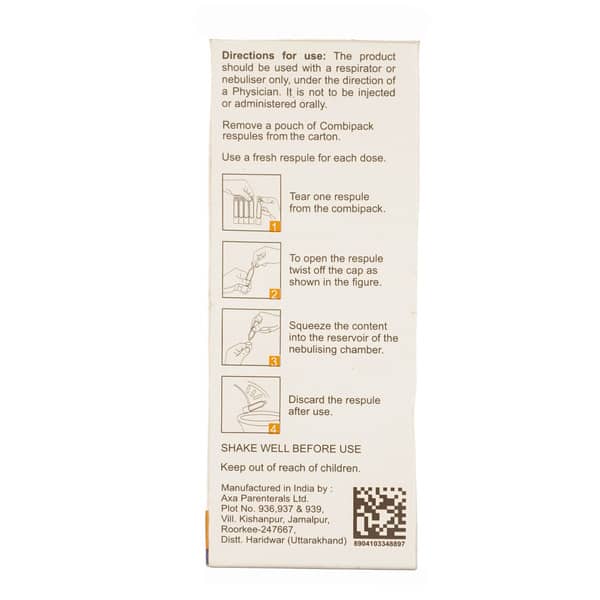 Combihale Fb 0.5mg 2ml Packet Of 5 Respules