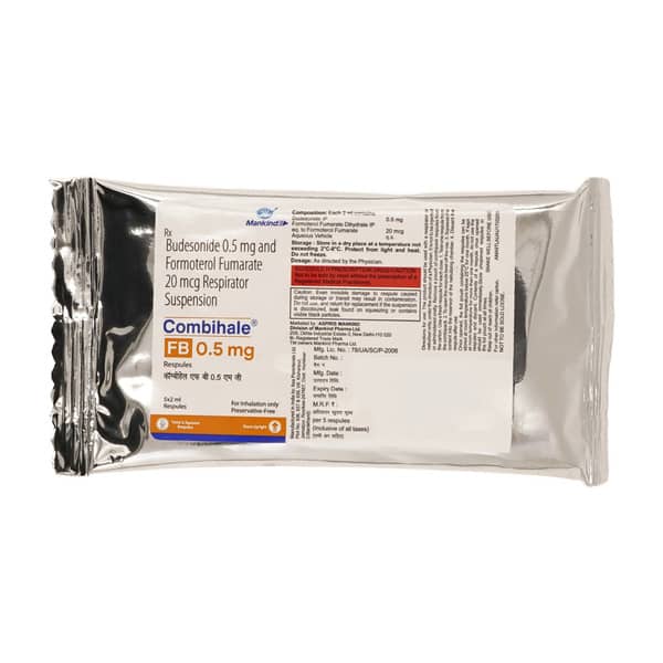 Combihale Fb 0.5mg 2ml Packet Of 5 Respules