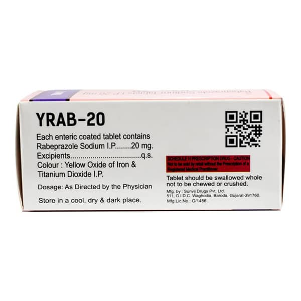 Yrab 20Mg Strip Of 10 Tablets