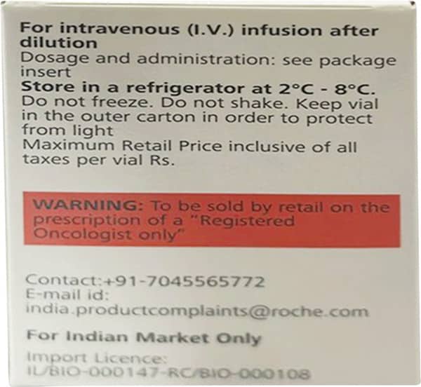 Tecentriq 840mg Vial Of 14ml Solution For Infusion