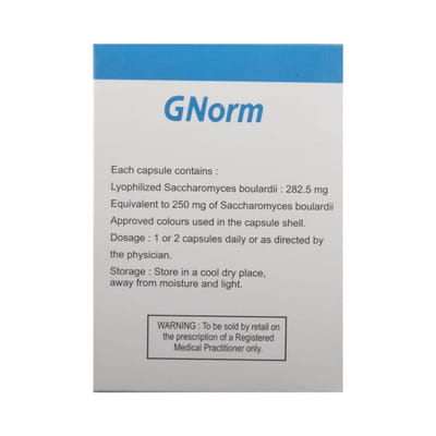 Gnorm 50mg Strip Of 10 Capsules