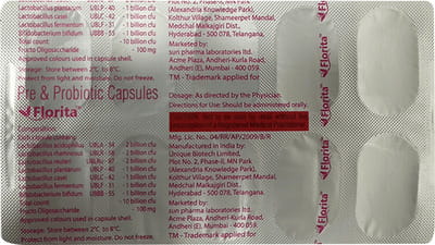 Florita Strip Of 10 Capsules