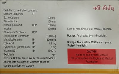 Nervee Cd3 Strip Of 10 Tablets
