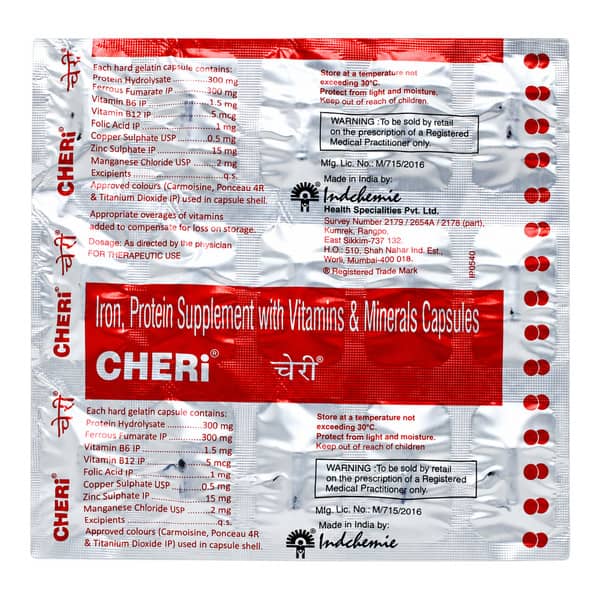 Cheri Strip Of 15 Capsules