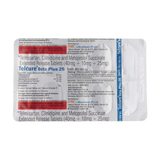 Telcure Beta Plus 25Mg Strip Of 10 Tablets