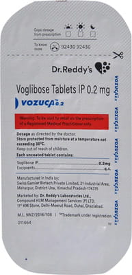 Vozuca 0.2mg Strip Of 15 Tablets