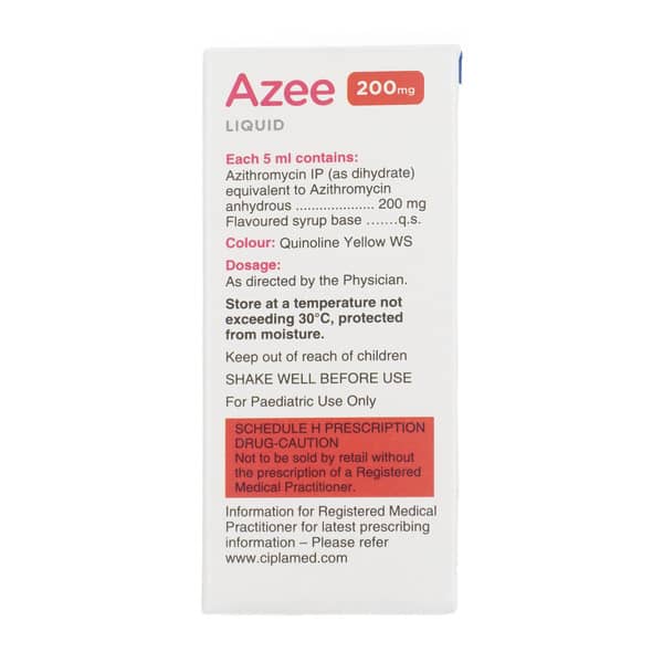 Azee 200mg Oral Liquid | Peppermint And Orange Flavour