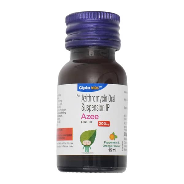 Azee 200mg Oral Liquid | Peppermint And Orange Flavour