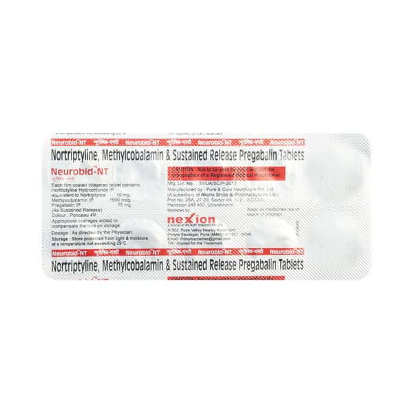 Neurobid Nt Strip Of 10 Tablets