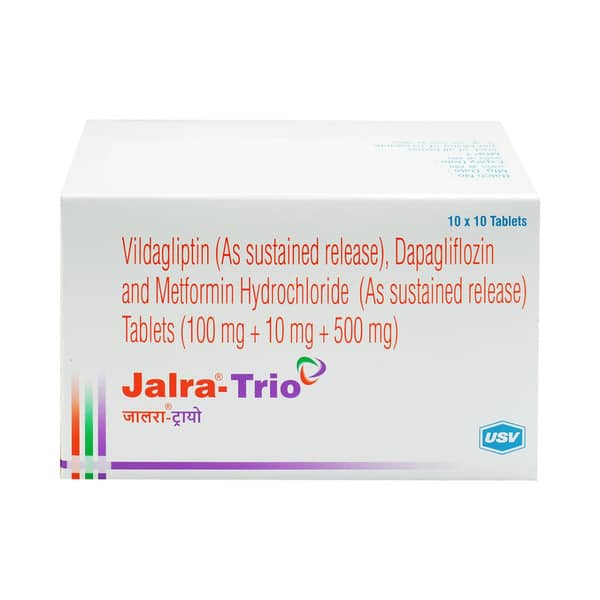 Jalra Trio Strip Of 10 Tablets