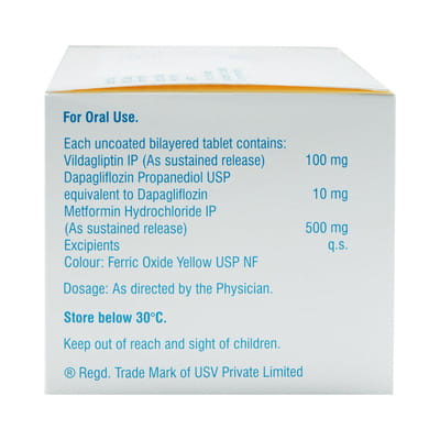 Jalra Trio Strip Of 10 Tablets