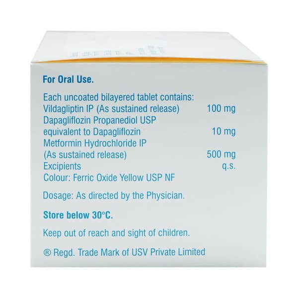 Jalra Trio Strip Of 10 Tablets