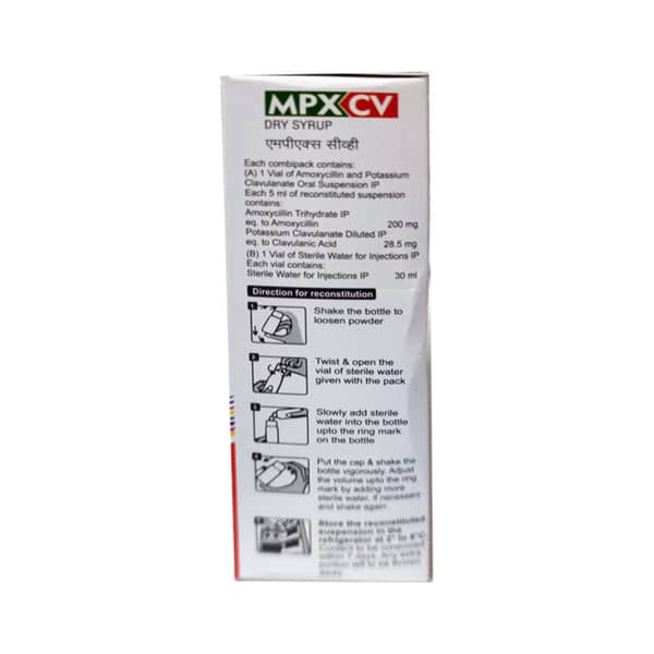 Mpx Cv Mango Flavour Bottle Of 30ml Dry Syrup