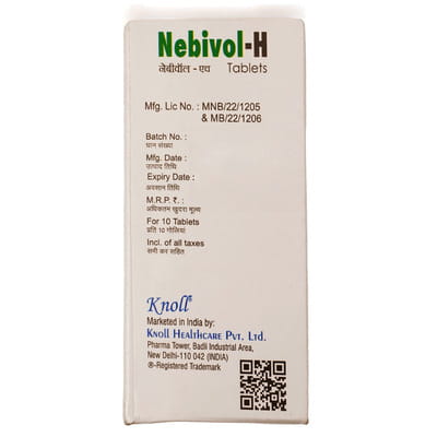 Nebivol H 5/12.5 Mg Strip Of 10 Tablets