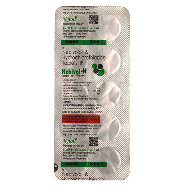 Nebivol H 5/12.5 Mg Strip Of 10 Tablets